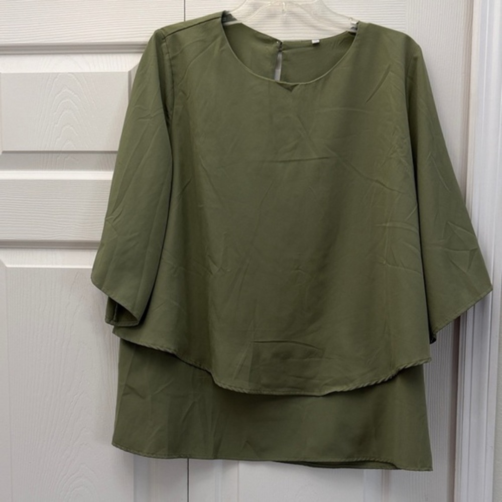 Amazon Olive Women's Blouse